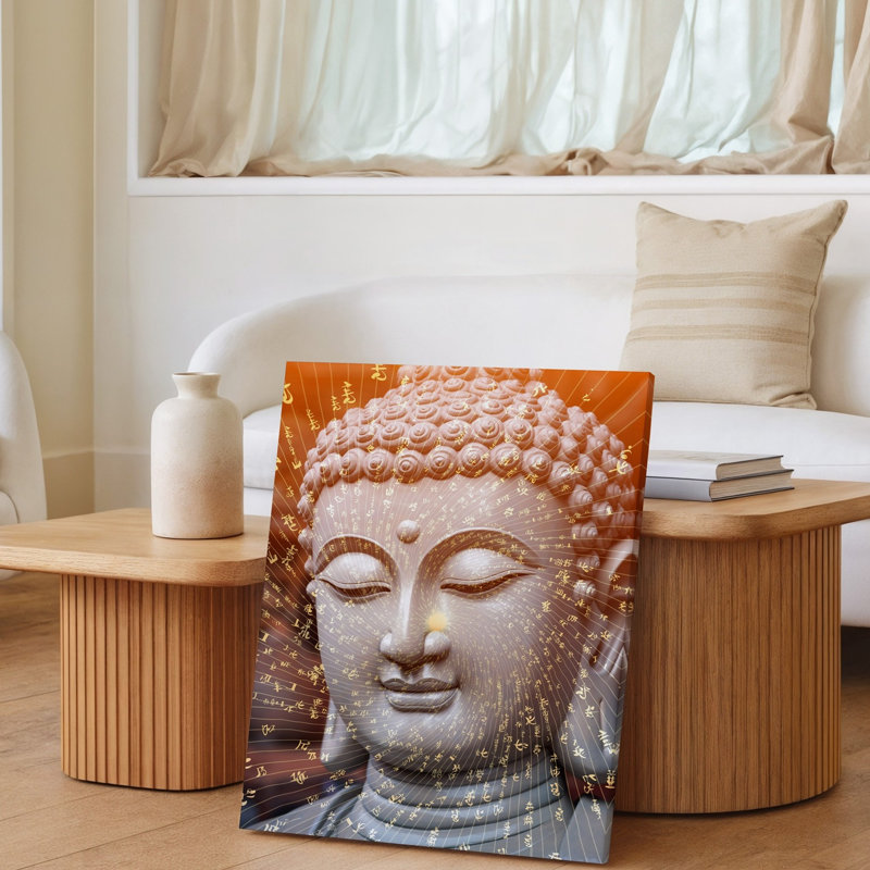 Winston Porter Canvas A Serene Close Up Depiction Of A Buddha